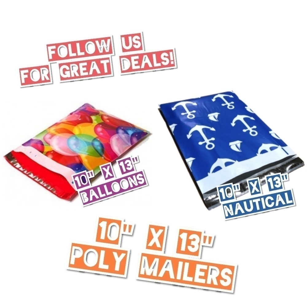 100 Mix Design 10x13 Poly Mailers (50 ea)